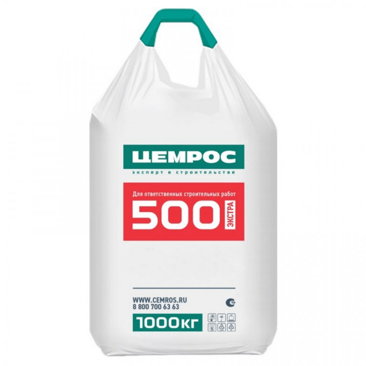 Цемент ЦЕМРОС М500 ЦЕМ I 42 5 Б 1000 кг