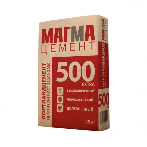 Цемент МАГМА М500 ЦЕМ I 42 5 Н 25кг